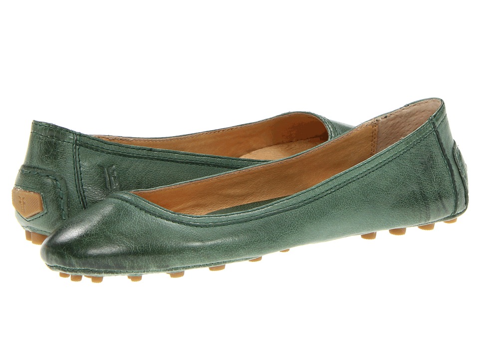 Frye Cassie Ballet Womens Slip on Shoes (Green)