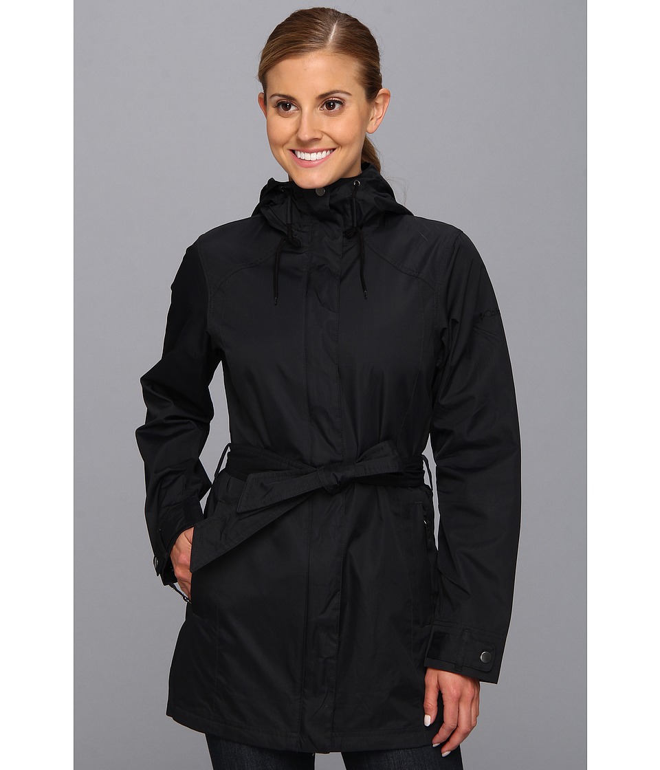 UPC 886535328532 product image for Columbia Pardon My Trench Rain Jacket (Black) Women's Coat | upcitemdb.com