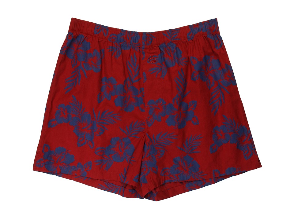 Tommy Bahama Oahu Floral Boxers Mens Underwear (Red)