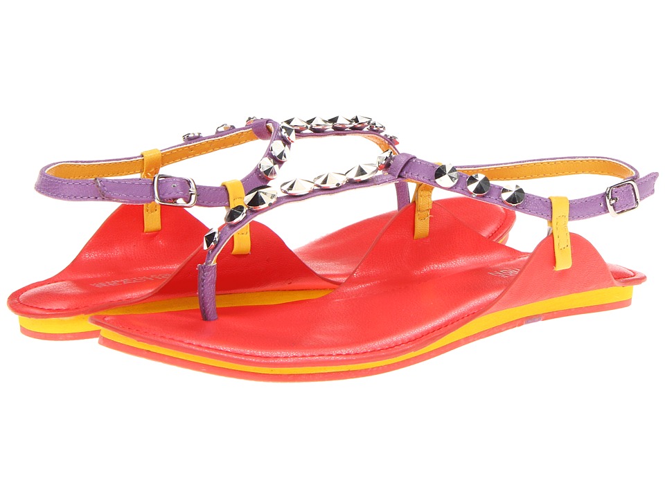 Kenneth Cole Reaction Dear Tee Womens Sandals (Burgundy)