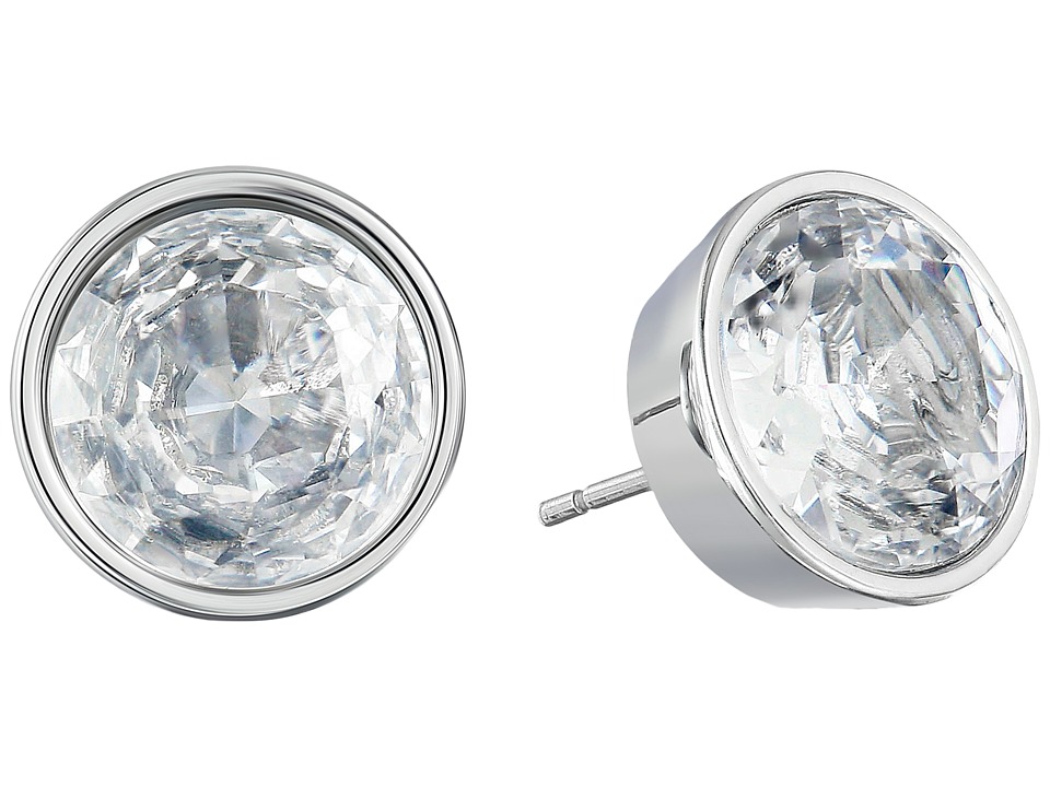 Michael Kors - Brilliance Crystal Earring Studs (Silver/Clear) Earring