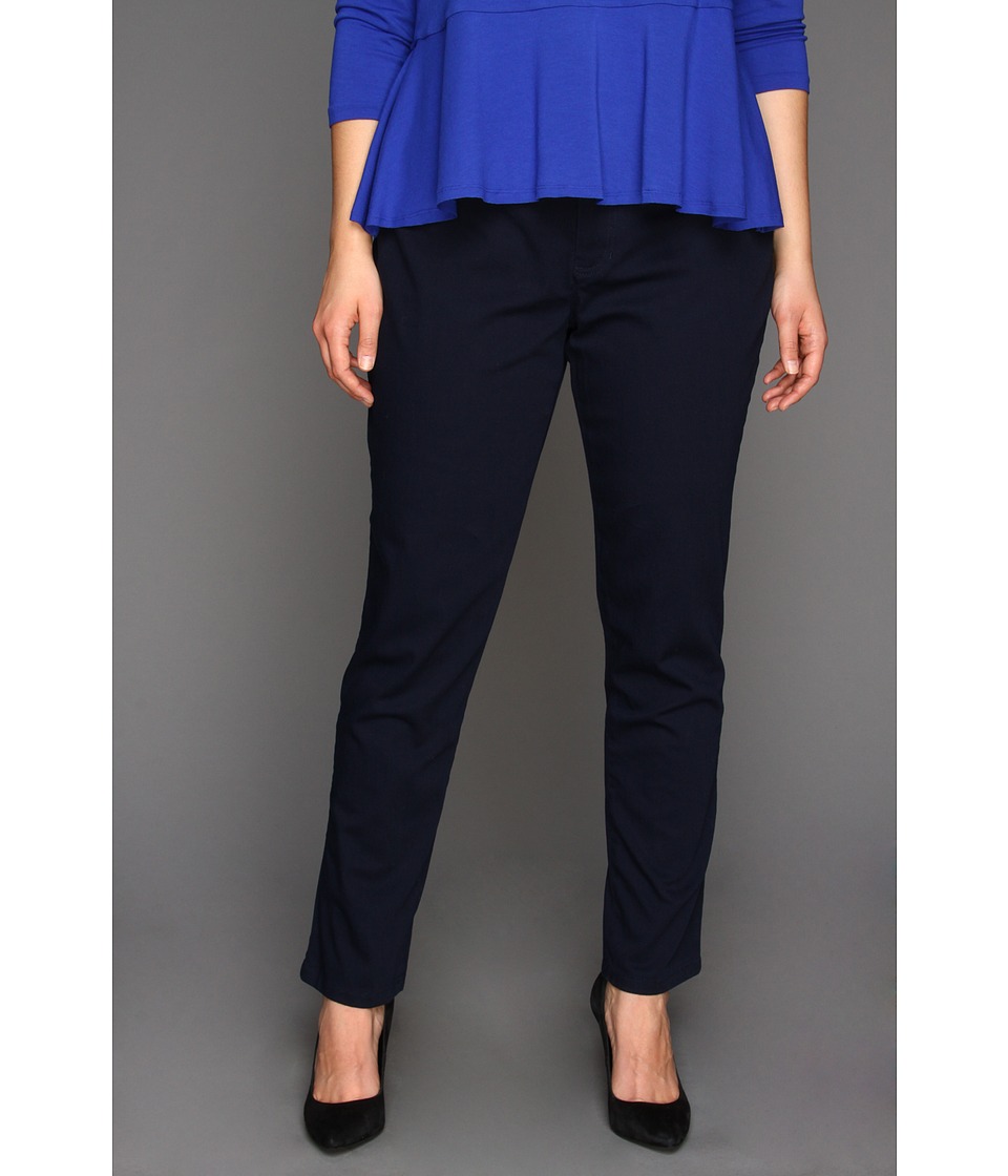 Anne Klein Plus Size 5 Pocket Jean in Midnight Womens Jeans (Navy)