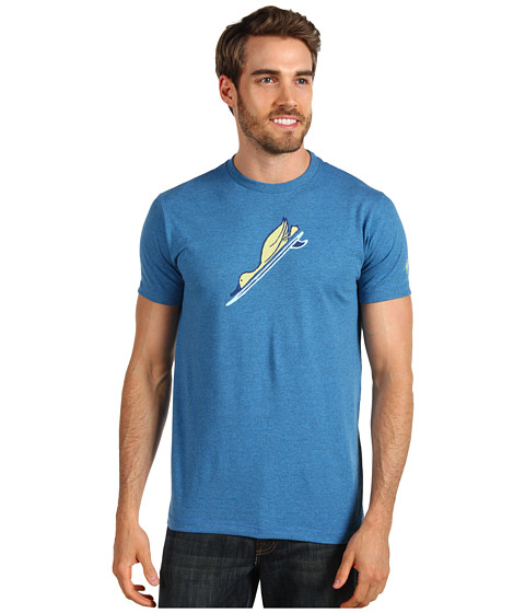 toes on the nose duck dive s s tee (blue) men's t shirt