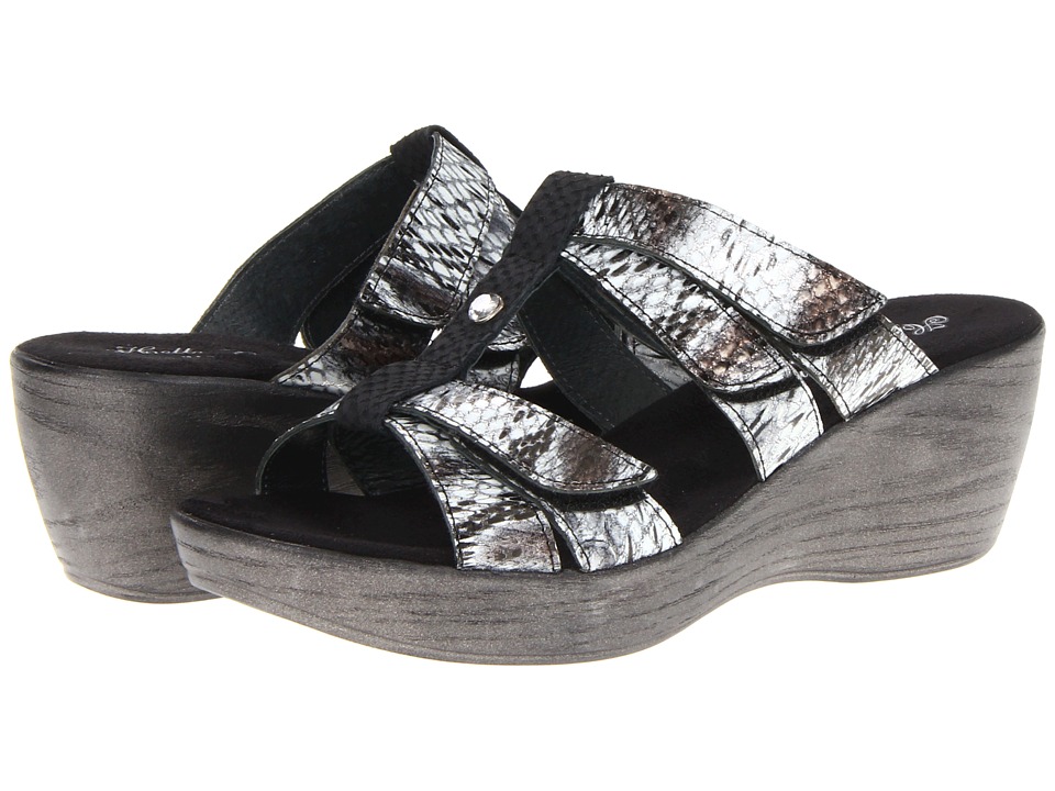 Helle Comfort Garden Womens Sandals (Silver)