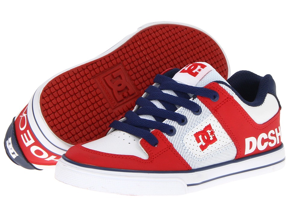 DC Kids Pure Boys Shoes (Red)