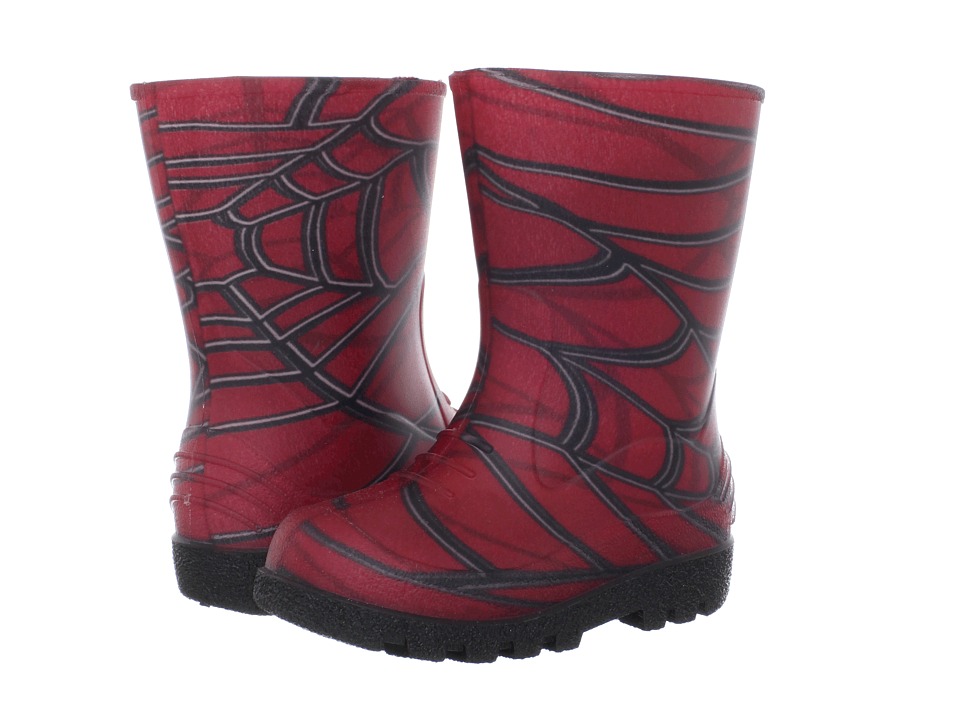 Tundra Boots Kids Puddles Boys Shoes (Red)