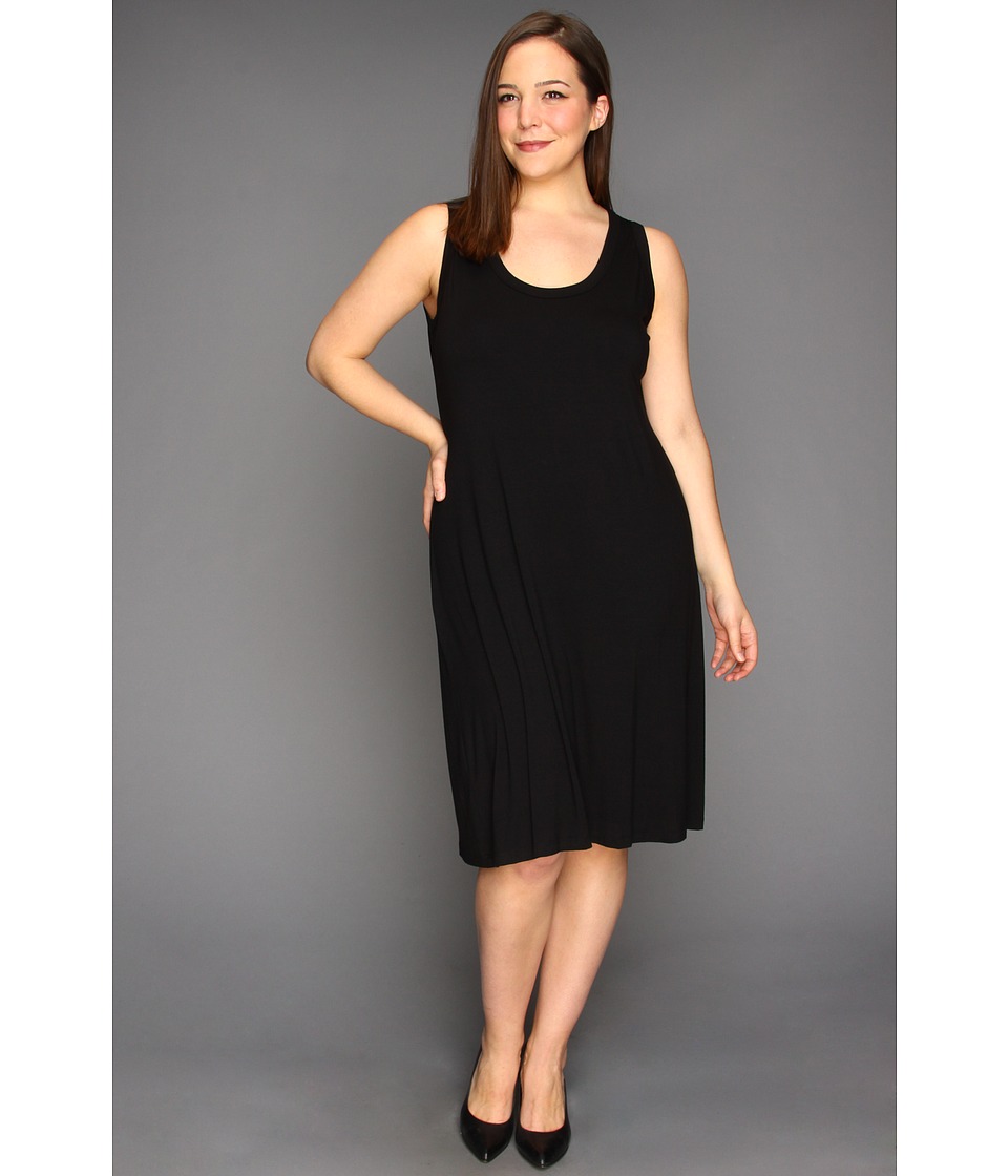 Karen Kane Plus Size Tank Dress Womens Dress (Black)