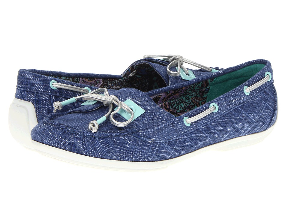 Kenneth Cole Reaction Let Go Womens Slip on Shoes (Blue)