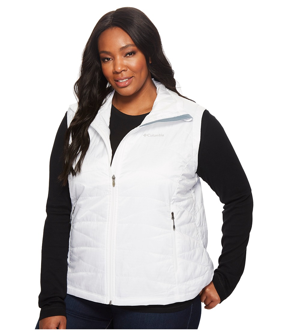 Columbia Plus Size Mighty Litetm III Vest (White) Women