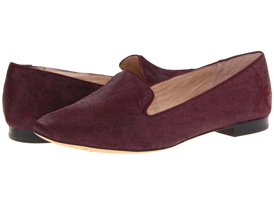 Sam Edelman Alvin Womens Slip on Shoes (Burgundy)