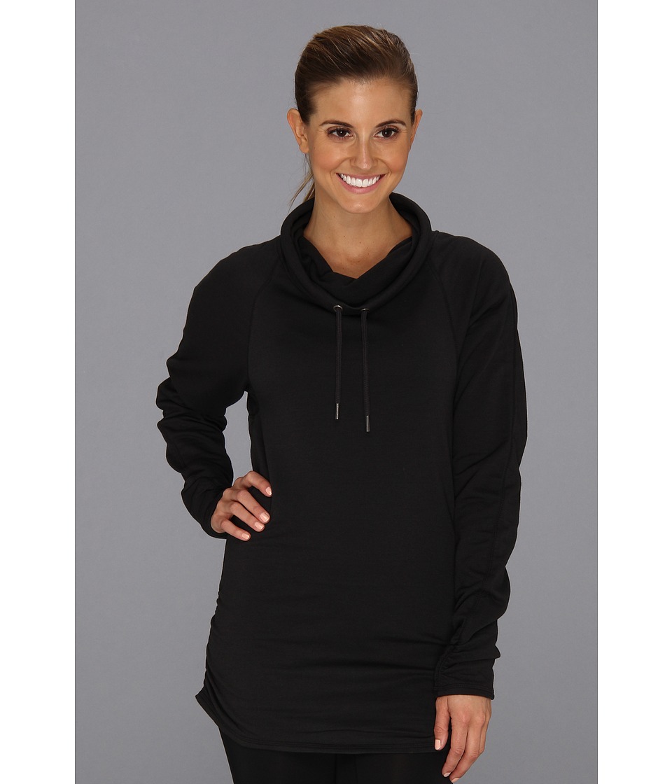 New Balance Fashion Coverup Womens Long Sleeve Pullover (Black)