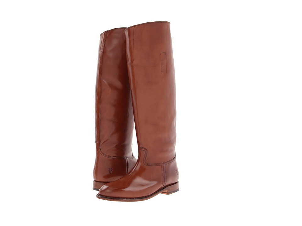 Frye Abigail Riding (Whiskey Smooth Polished Veg) Cowboy Boots