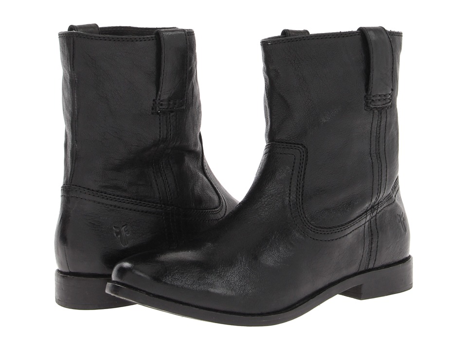 Frye Anna Shortie (Black Antique Soft Vintage) Women