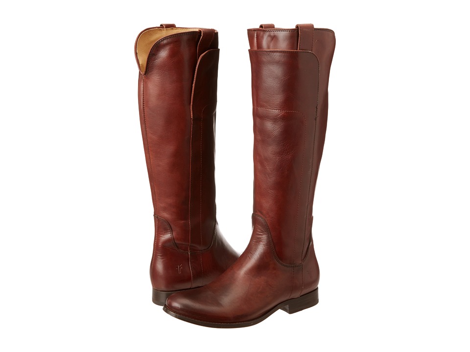 Frye Melissa Tall Riding (Redwood Soft Vintage Leather) Cowboy Boots