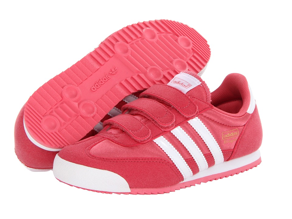 adidas Originals Kids Dragon   Satin HL Girls Shoes (Pink)