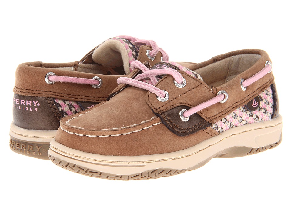 Sperry Top Sider Kids Bluefish Girls Shoes (Brown)