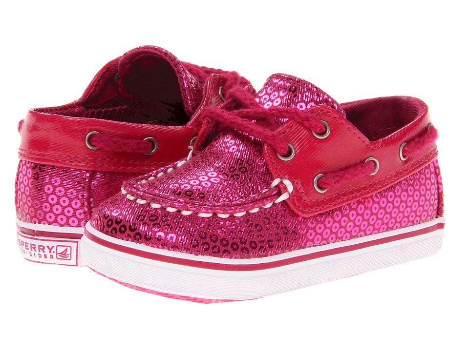 Sperry Top Sider Kids Bahama Crib Girls Shoes (Pink)