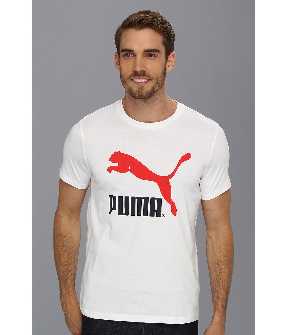 PUMA No. 1 Logo Tee 564465 Mens T Shirt (Red)