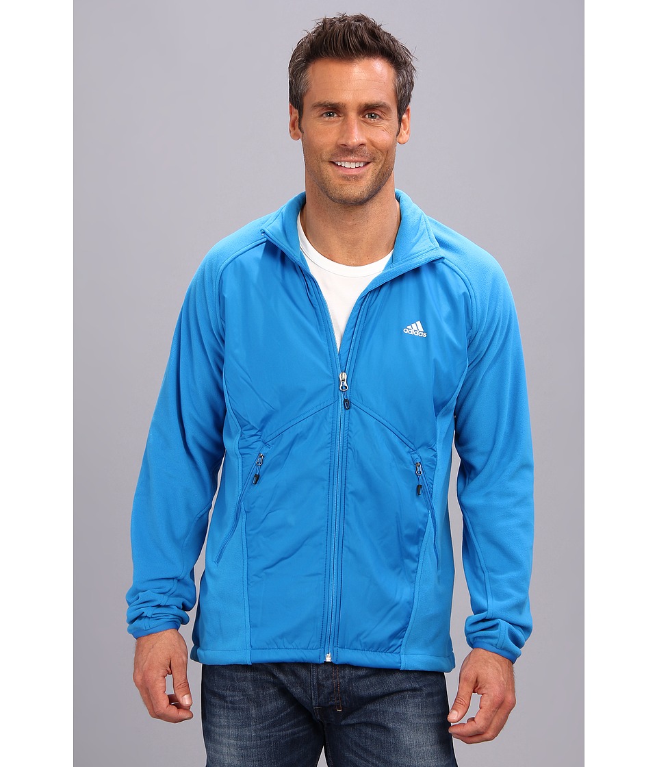 adidas Outdoor HT Windfleece Jacket Mens Coat (Blue)
