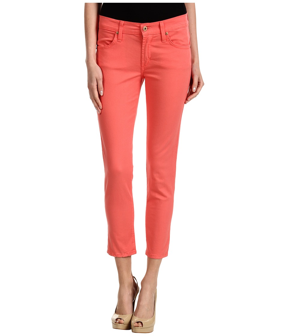 James Jeans Twiggy Cropped Legging in Indian Summer Womens Jeans (Red)