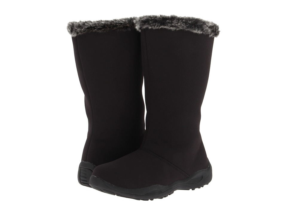Propet Madison Tall Zip Womens Cold Weather Boots (Black)