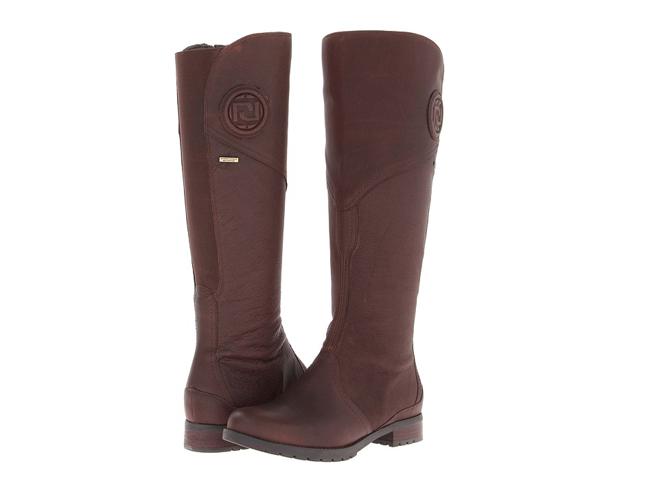 Rockport Tristina Gore Tall Boot   Wide Calf Womens Zip Boots (Brown)