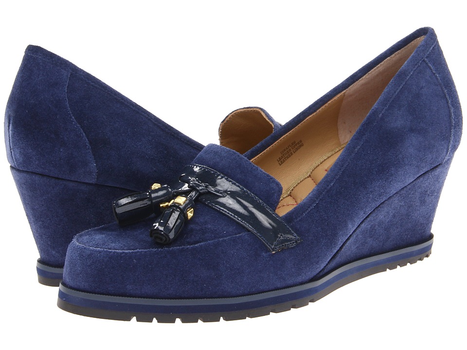 Isaac Mizrahi New York Naples Womens 1 2 inch heel Shoes (Blue)