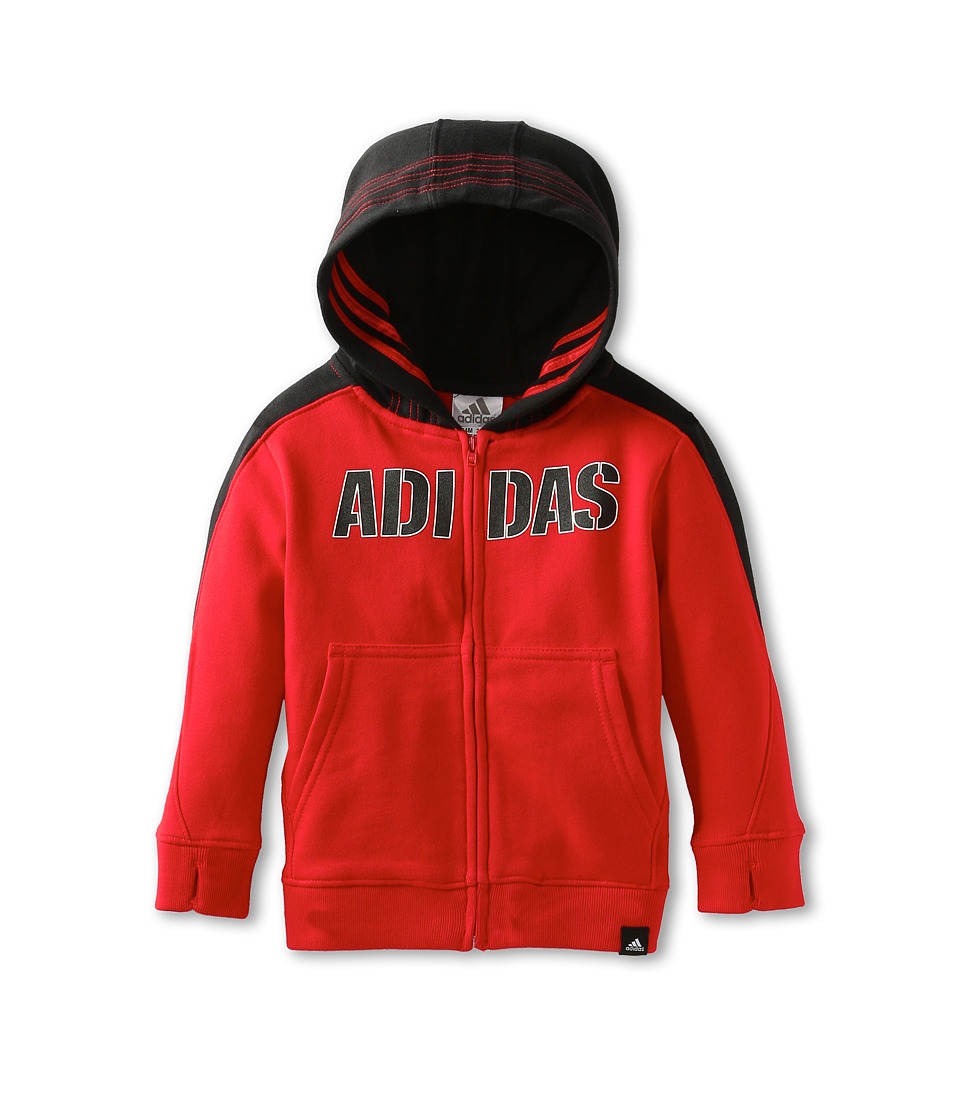 adidas Kids Power Hoodie Boys Sweatshirt (Red)