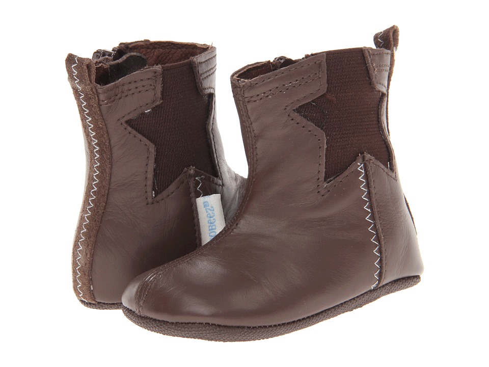 Robeez Tennessee Mini Shoe Boot Girls Shoes (Brown)