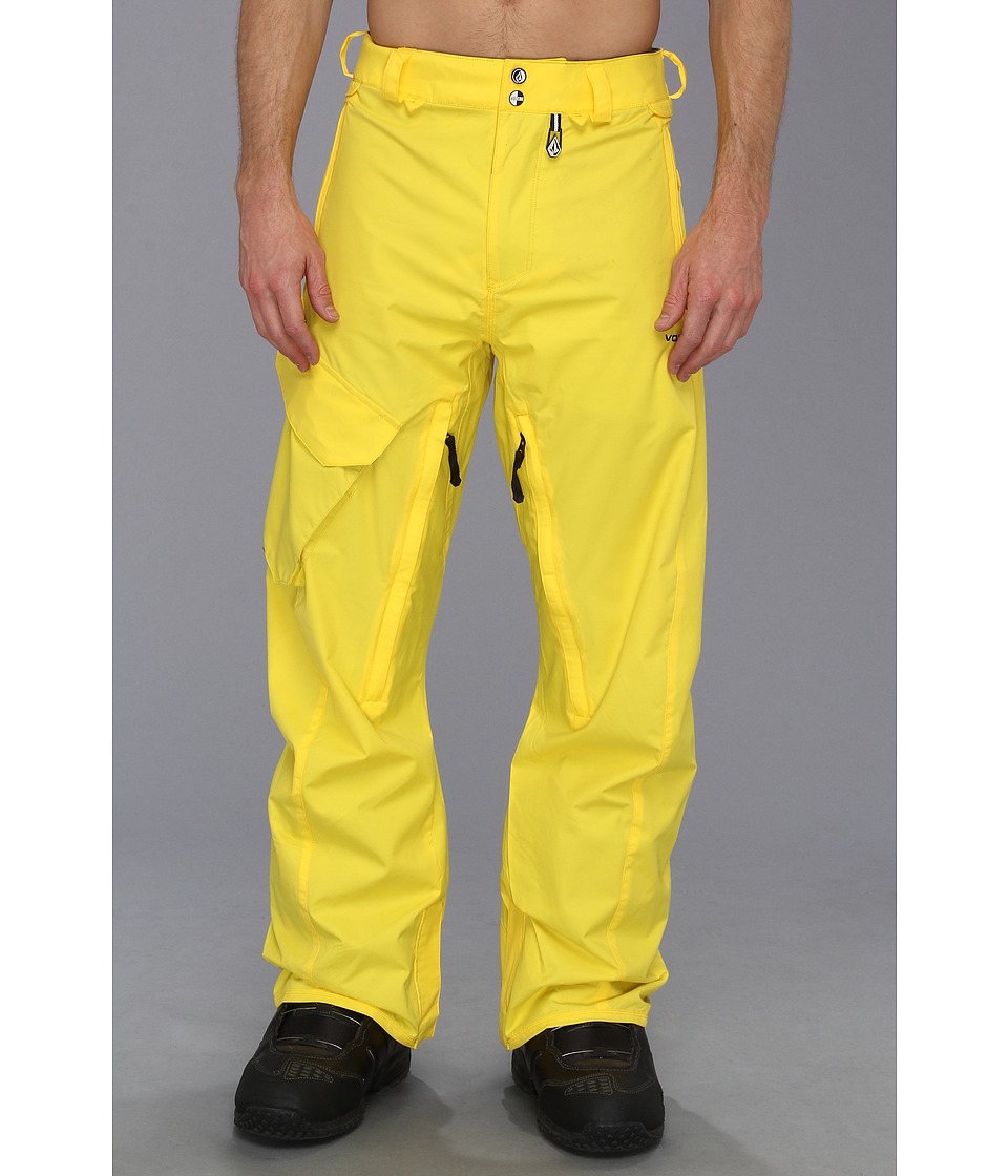 Volcom Snow Ventral Cargo Pant Mens Outerwear (Yellow)