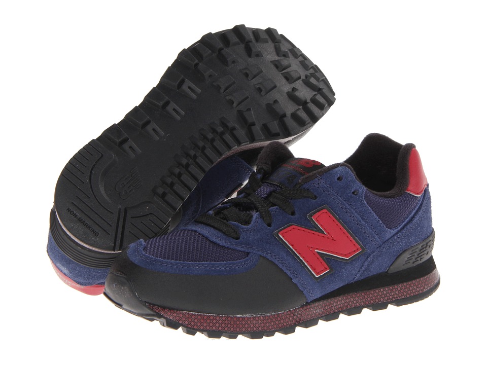 New Balance Kids 574 Boys Shoes (Blue)