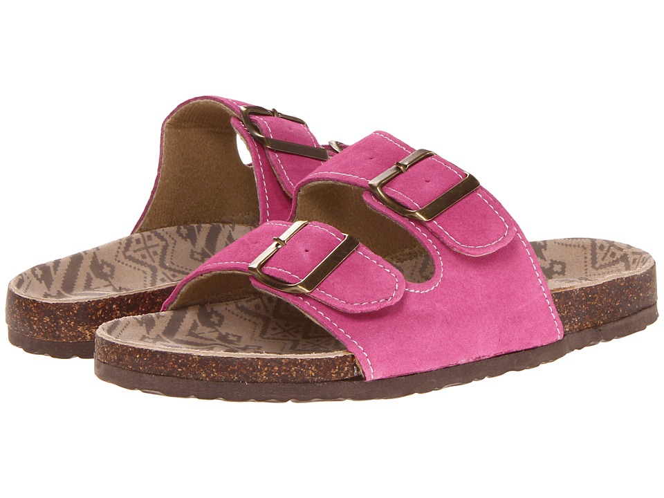 MUK LUKS Dual Strap Terra Turf Sandal Womens Slide Shoes (Pink)