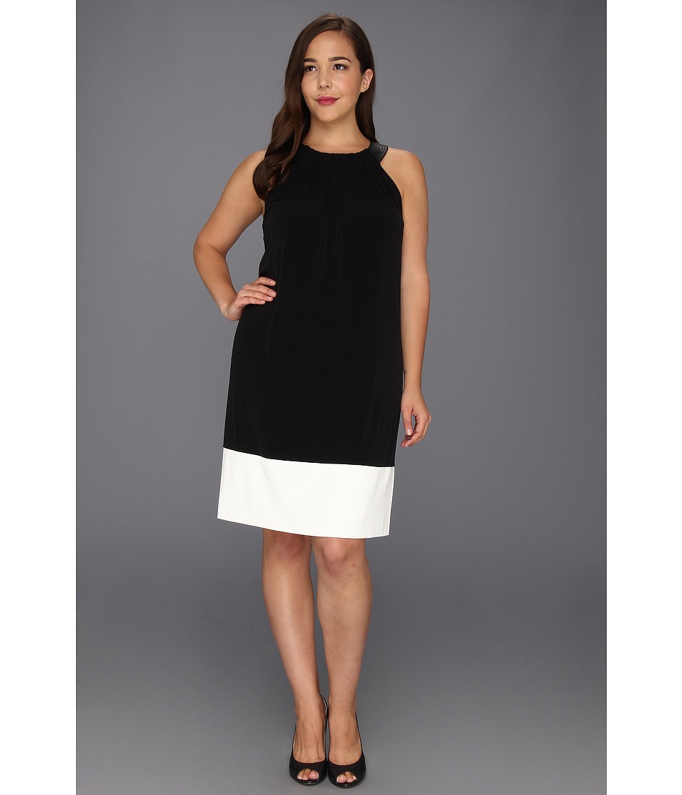 Calvin Klein Plus SizeTrapunto Dress Womens Dress (Black)