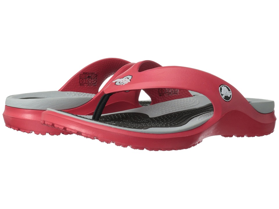 ohio state crocs flip flops