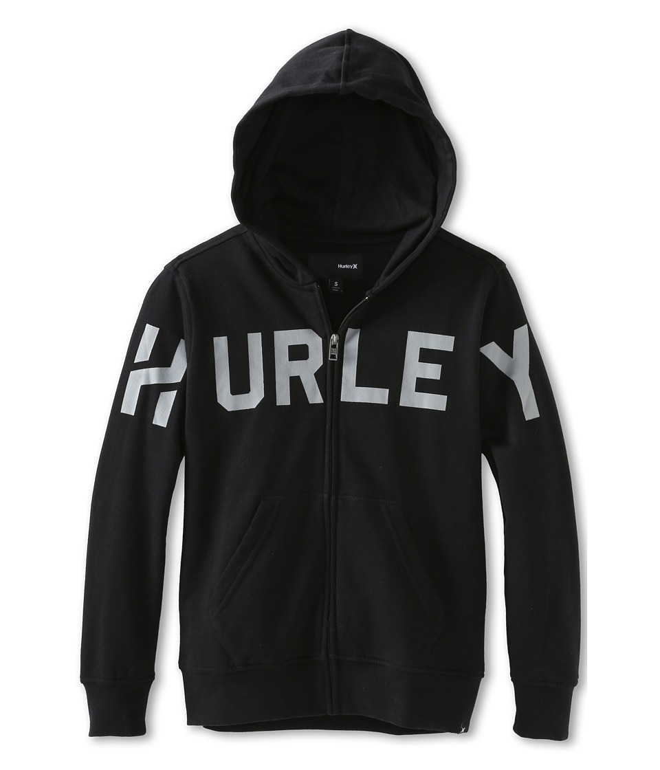 Hurley Kids Stadium Zip Up Fleece Boys Fleece (Black)