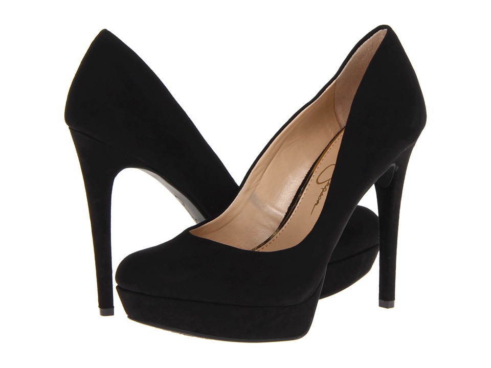 Jessica Simpson Baleenda (Black Microsuede) High Heels
