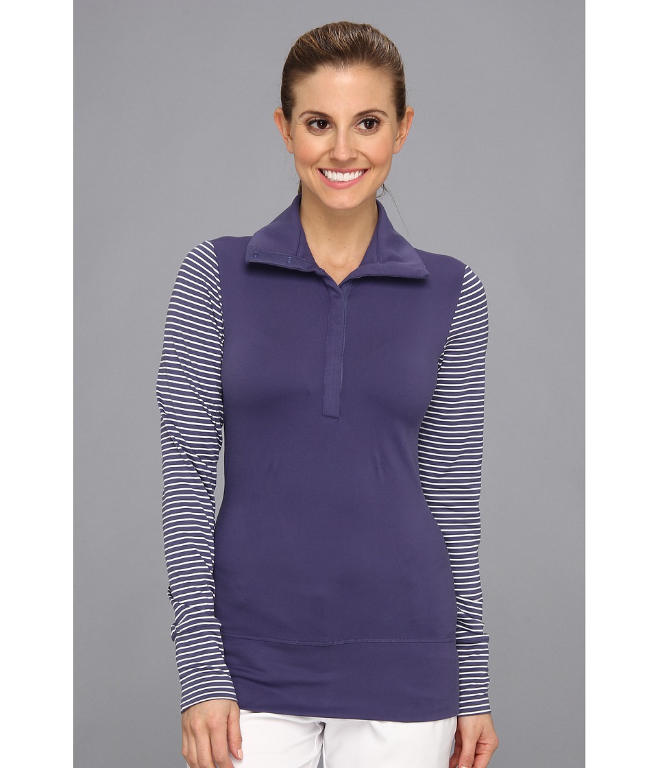 Nike Golf Sport Convert Top Womens Long Sleeve Pullover (Purple)