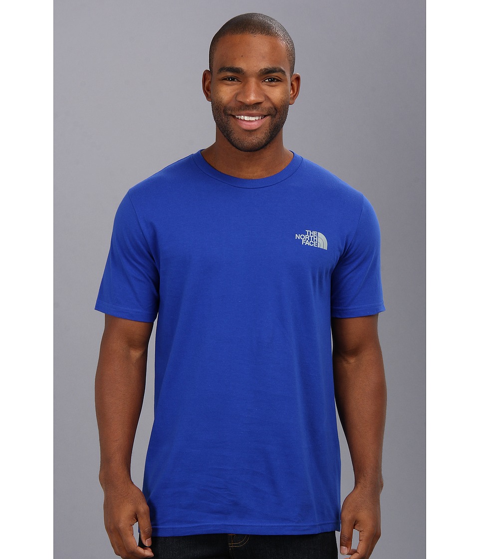 The North Face S/S Red Box Tee Mens T Shirt (Blue)