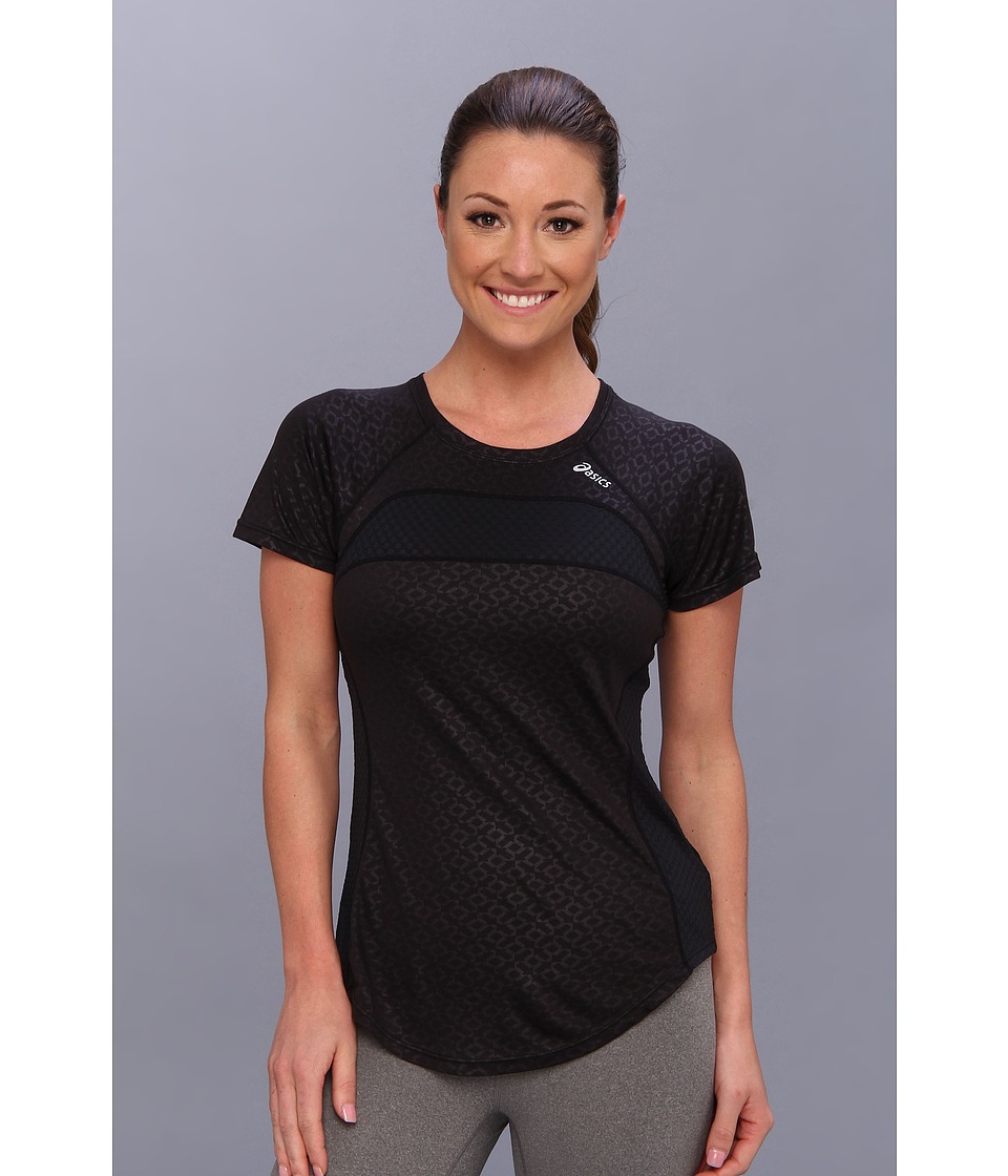ASICS Abby Short Sleeve Tee Womens T Shirt (Black)