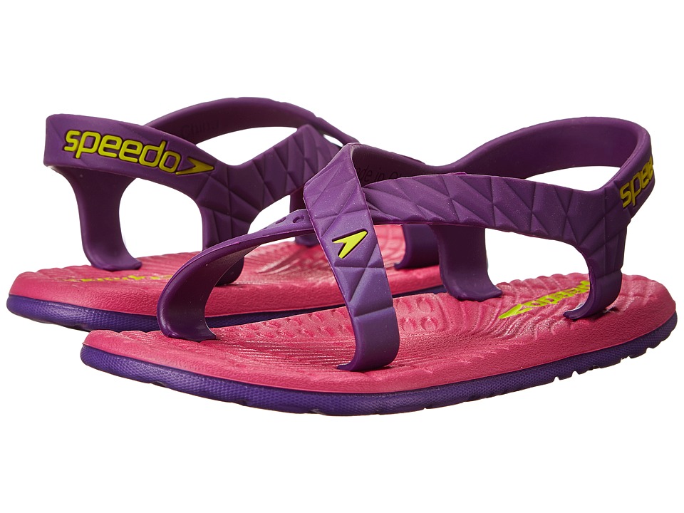 Speedo Kids Exsqueeze Me Flow (Little Kid/Big Kid) (Purple Amaranth/Fuschia) Girls Shoes