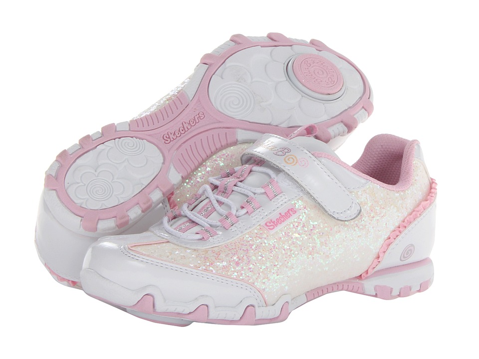 SKECHERS KIDS Bella Ballerina Prima Sparkle N Spin 82045L Girls Shoes (Multi)