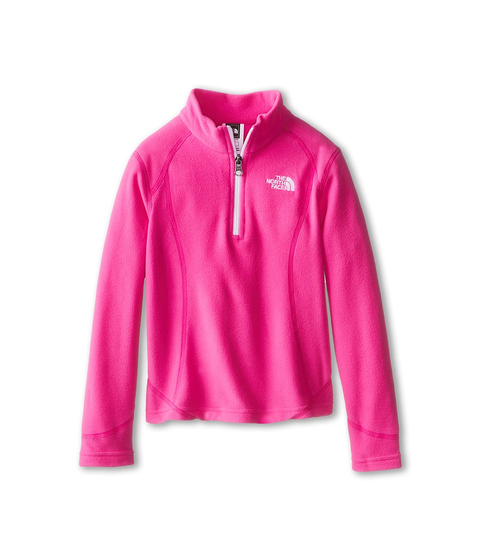 The North Face Kids Glacier 1/4 Zip 13 Girls Sweatshirt (Pink)