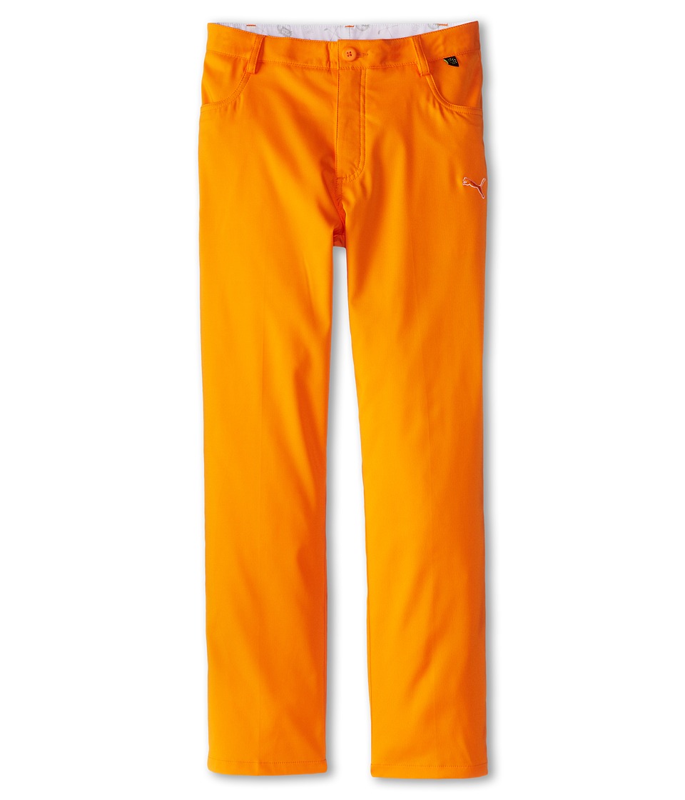 PUMA Golf Kids 5 Pocket Pant Jr.s Boys Casual Pants (Orange)
