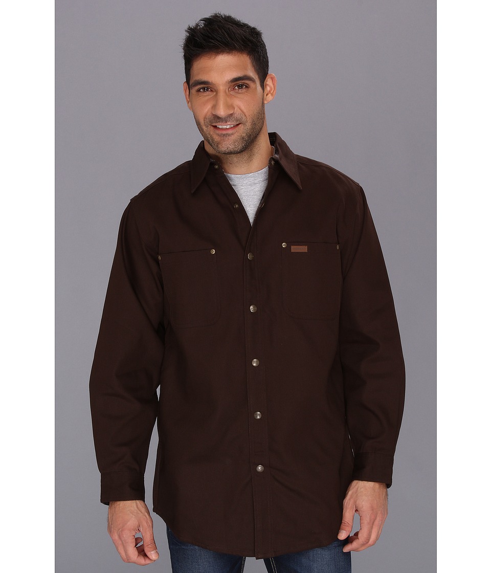 Carhartt Classic Canvas Shirt Jacket   Tall Mens Clothing (Brown)
