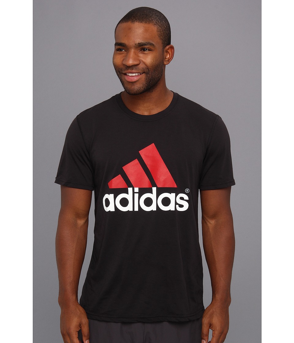 adidas Logo Ultimate Tee Mens T Shirt (Black)