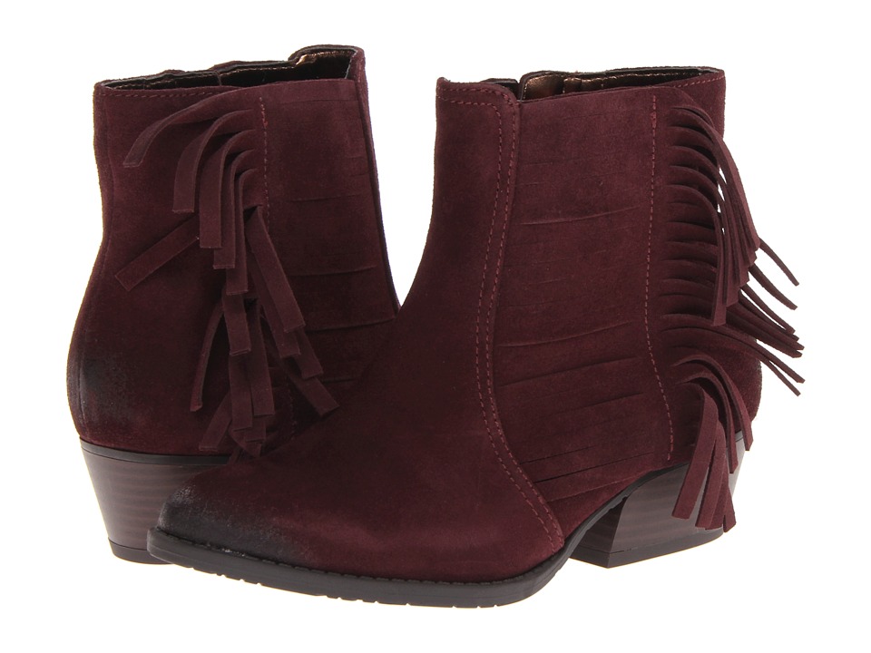 Kenneth Cole Reaction Raw Dy Womens Zip Boots (Burgundy)