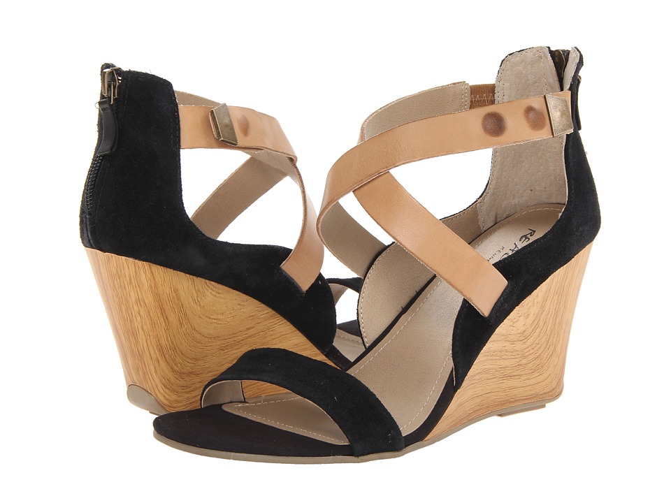 Kenneth Cole Reaction Oh Ava Womens Wedge Shoes (Black)