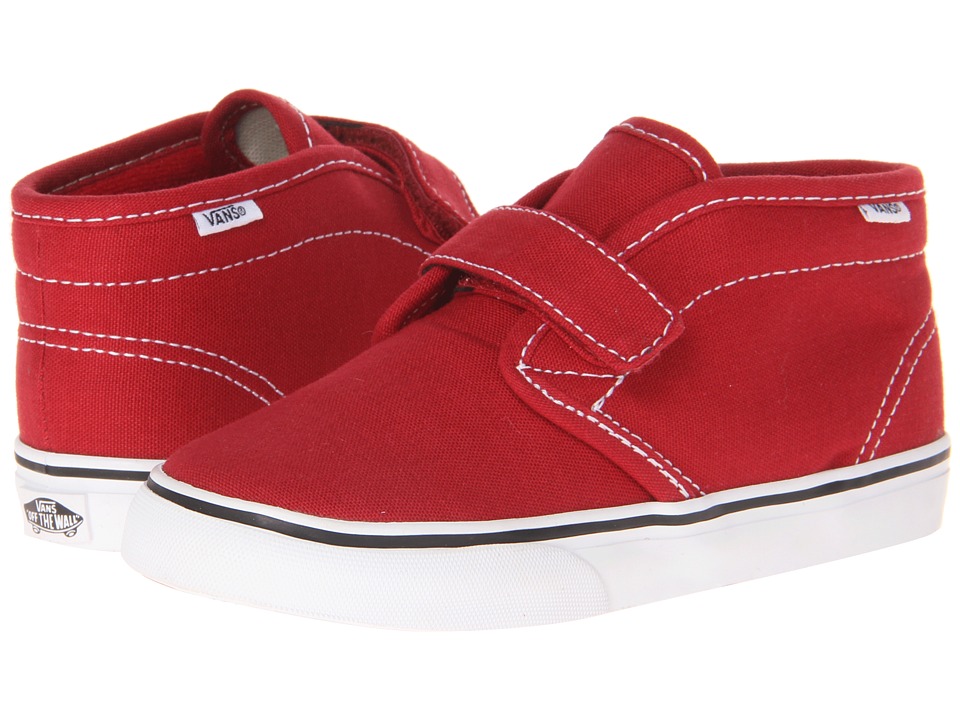 Vans Kids Chukka V Boys Shoes (Red)