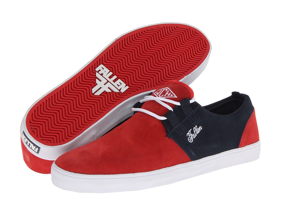 Fallen Capitol Mens Skate Shoes (Red)