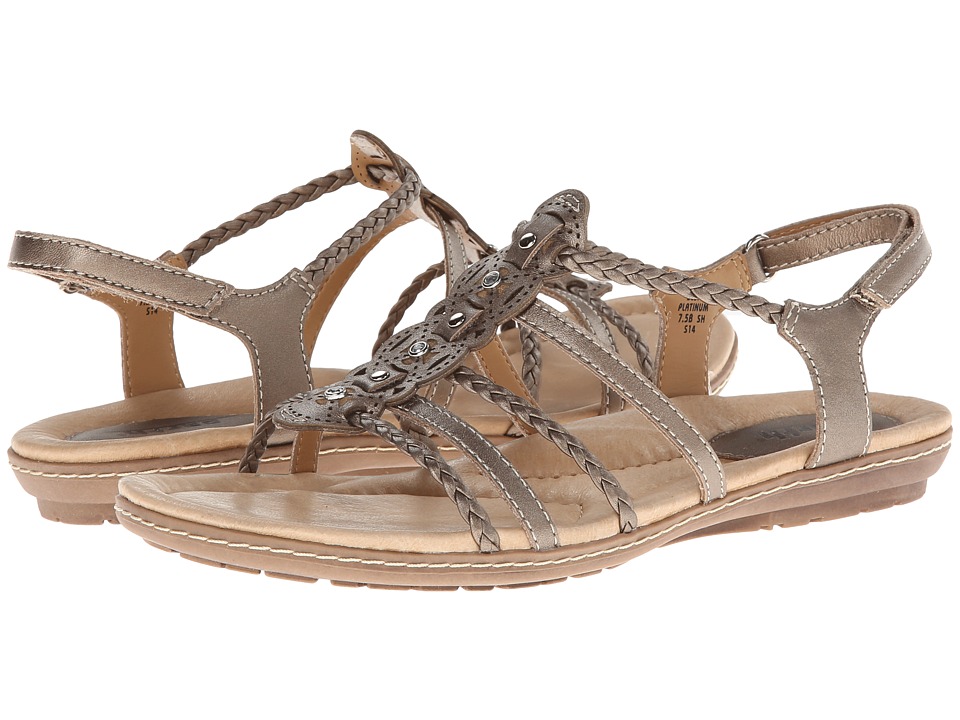 platinum sandals evening